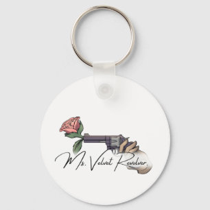 Frau Velvet Revolver Logo für die Markenbezeichnun Schlüsselanhänger