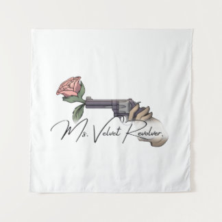 Frau Velvet Revolver Logo für die Markenbezeichnun Wandteppich