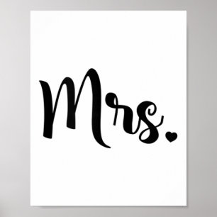 Frau Verlobung Wedding Brautparty Bride Poster