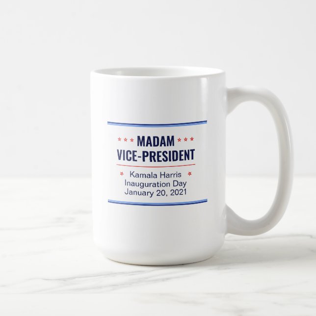 Frau Vizepräsidentin Kamala Harris Einweihung Kaffeetasse (Rechts)