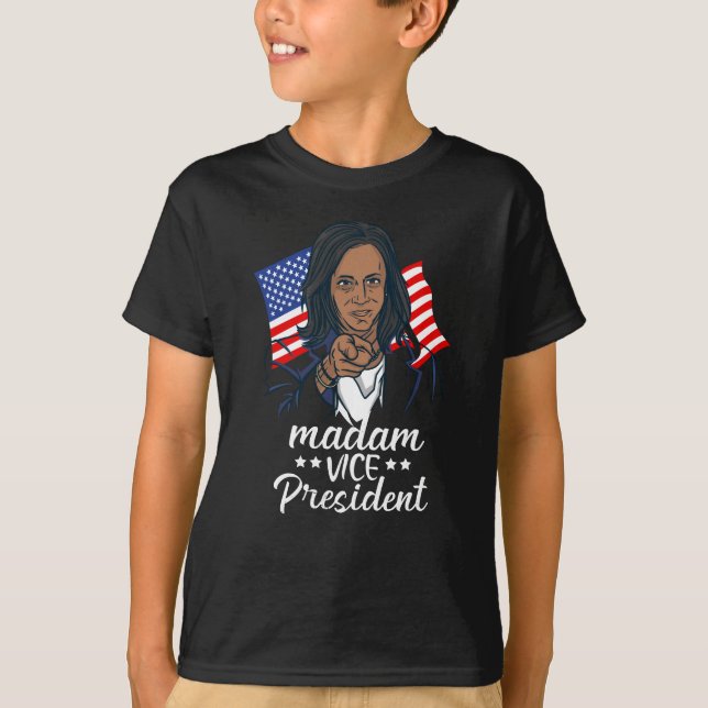 Frau Vizepräsidentin kamala harris T-Shirt (Vorderseite)