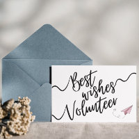 Frau Volunteer Vielen Dank Karten Beste Wünsche au