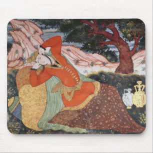 Frau vom Gericht von Shah Abbas I, 1585-1627 Mousepad