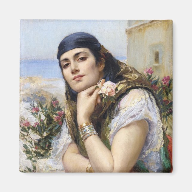 Frau von Algier, Arthur Bridgman Magnet (Vorne)