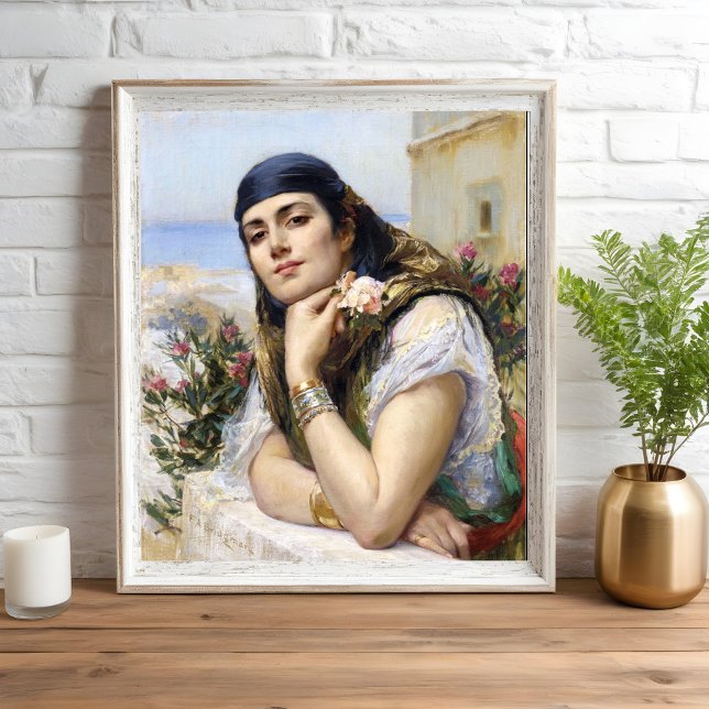 Frau von Algier, Arthur Bridgman Poster (Von Creator hochgeladen)