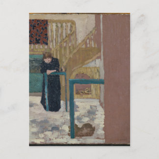 Frau Vuillard in einem Set Designer Studio Postkarte