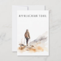 Frau Wandern auf der schwarzen Karte für den Appal