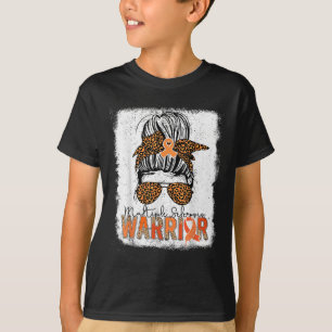 Frau Warrior Messy Bun - Multiple Sklerose A T-Shirt