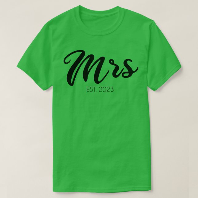 Frau Wedding Matching spendet Frau. T-Shirt (Design vorne)