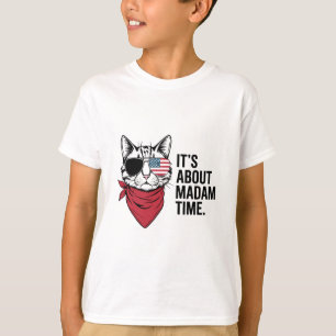 Frau Zeit Präsidentin 2024 Kamala Harris DNC Rally T-Shirt
