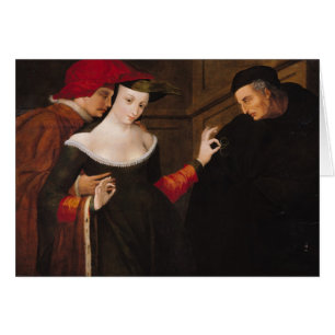 Frau zwischen zwei Alter