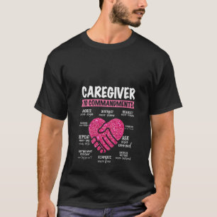 Frauen 10 Gebote geben, um einer Person zu helfen T-Shirt