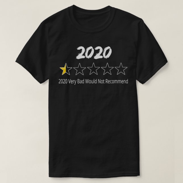Frauen 2020 Halbstern sehr schlecht T-Shirt (Design vorne)