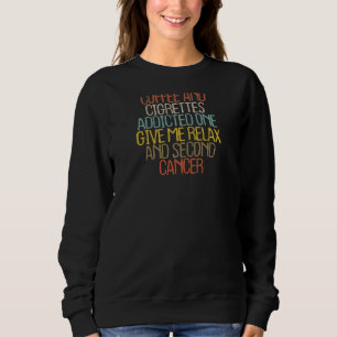 Frauen 2022 Joke Sarcastic Quote Coffee Sweatshirt