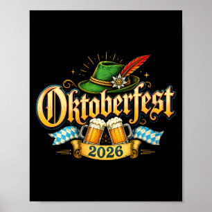 Frauen 2026 deutsches Bierfest bayerisch Poster