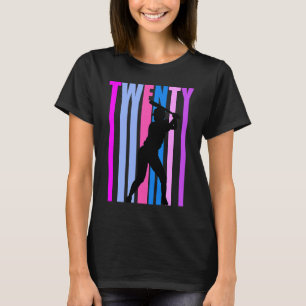 Frauen 20. Geburtstag Baseball Softball Sports Gir T-Shirt