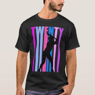 Frauen 20. Geburtstag Baseball Softball Sports Gir T-Shirt