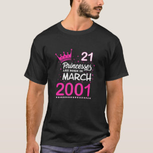 Frauen 21. Geburtstag T-Shirt Rosa Prinzessinnen s