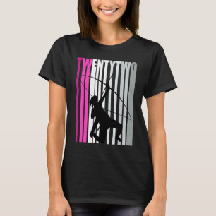 Frauen 22. Bogenschießen Geburtstag Archer Königin T-Shirt