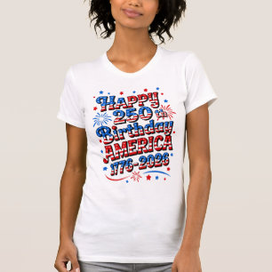 Frauen 250. Jahrestag Amerika  T-Shirt