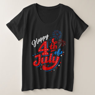 Frauen 250. Jubiläum 4. Juli Große Größe T-Shirt