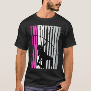 Frauen 25. Archery Birthday Archer Queen Bow Arro T-Shirt