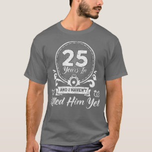 Frauen 25. Hochzeit Verheiratete Paare 25 T-Shirt
