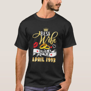 Frauen 29 Hochzeitstag Outfit Beste Ehefrau Sin T-Shirt
