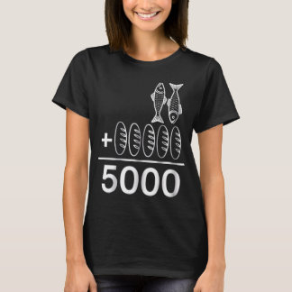 Frauen 2 Fische 5 Brote Jesus speist 5000 Christia T-Shirt
