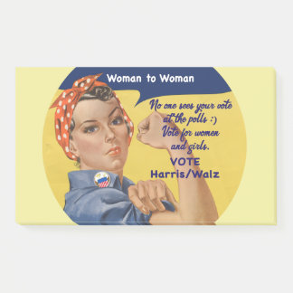 Frauen-2-Frauen-Anmerkungen | Rosie the Riveter Post-it Klebezettel