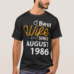 Frauen 34. Hochzeitstag Geschenk Beste Ehefrau Sin T-Shirt