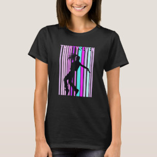 Frauen 37. Tanz Geburtstag für Mädchen Hiphop-Tänz T-Shirt