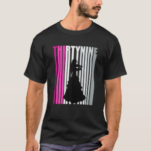 Frauen 39. Violinspielerin Geburtstags-Geigerin T-Shirt