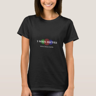 Frauen 3 Sons Medien mit Website V Neck T-Shirt