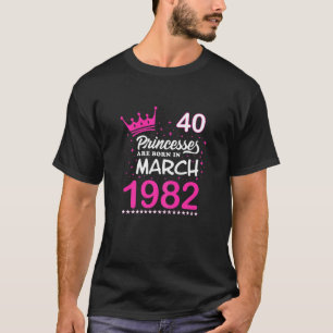 Frauen 40. Geburtstag T-Shirt Rosa Prinzessinnen s