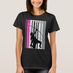 Frauen 44. Archery Birthday Archer Queen Bow Arro T-Shirt