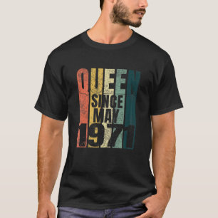 Frauen 50. Geburtstag Frau Quarantäne Königin Seit T-Shirt