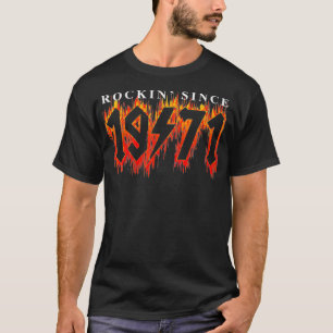Frauen 50. Geburtstagsgeschenk Vintag 1971 Rockin' T-Shirt