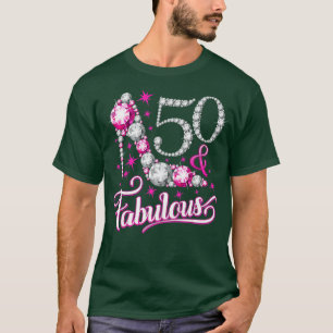 Frauen 50 Jahre alt Geschenke 50 & Fabulous seit 1 T-Shirt