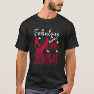 Frauen 58. Geburtstag High Heels 58 Jahre alt Fabu T-Shirt