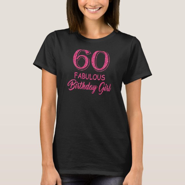 Frauen 60 Jahre alt 60 & Fabulous seit 1962 60. T-Shirt (Vorderseite)