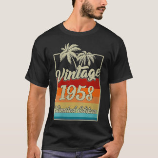 Frauen, 64 Jahre alt Geschenke Vintag 1958 Best vo T-Shirt