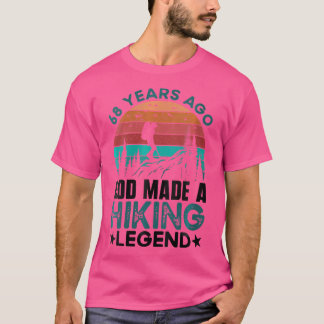 Frauen 68. Geburtstagswanderberg 68 Jahre alt H T-Shirt
