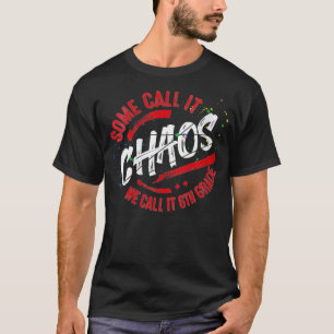 Frauen 6. Klasse Lehrer Geschenk Mitte T-Shirt