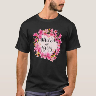 Frauen 79 Jahre alt Fabulous seit 1942 glücklich 7 T-Shirt