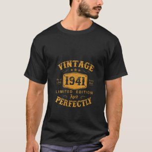 Frauen 80 Jahre alt Geburtstag Vintag 1941 80. Bir T-Shirt