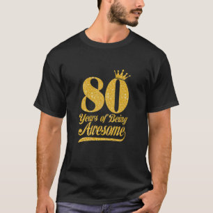 Frauen 80 Jahre Phantastisch 80. Geburtstag T-Shirt
