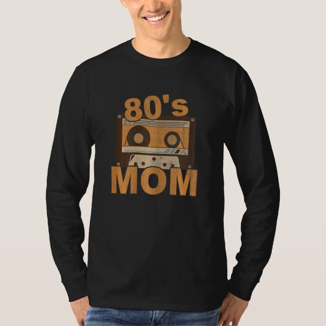 Frauen 80er Mama 80er Jahre für Nostalgie 80er Jah T-Shirt (Vorderseite)