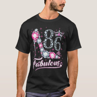 Frauen 86 und & Fabulous 1935 86th Birthday Gesche T-Shirt