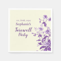 Frauen Abschied Party Lavendel Wildblume